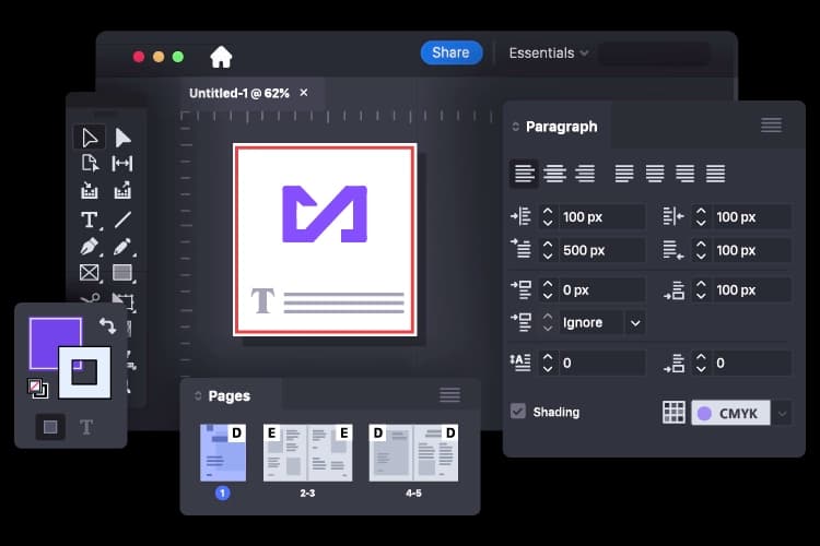 DTP and print production process